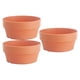 thumbnail image 4 of 3 cestas de flores de arcilla sintética, macetas redondas de plástico japonesas, recipientes para jardín interior y exterior (naranja, 18 cm), 4 of 4