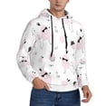 thumbnail image 2 of Haiem Cute Poodle Dog Patterned Men's Hoodie with Kangaroo Pocket - Ideal Pullover Sweatshirt for Daily Wear, Travel, and Home-Medium, 2 of 7