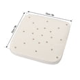 thumbnail image 4 of Labymos 100 Pieces Air Fryer Disposable Parchment Paper Non-stick Rectangle Baking Paper Natural Wood Pulp, 4 of 8