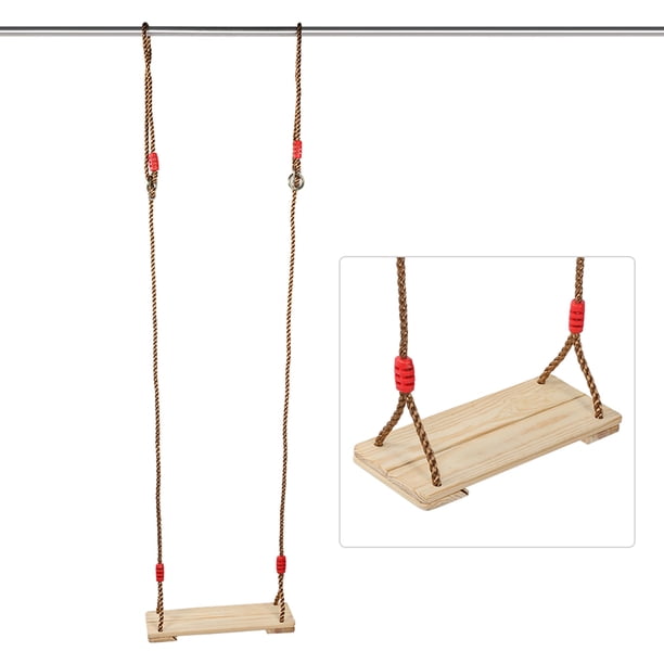Columpio, columpio de madera para adultos y niños, columpio colgante para niños, columpio para niños, valor inmejorable