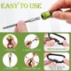 thumbnail image 5 of 12Pcs Bit Holder Key Chain 1/4Inch Bit Holder Hex Shank Screwdriver Portable Light-Weight Quick-Rele, 5 of 5
