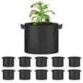 thumbnail image 1 of Bolsas para cultivo de plantas HealSmart, 19 litros, paquete de 10 con asas de 30 x 25 cm, color azu, 1 of 7