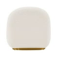 thumbnail image 7 of Modern Edina Boucle Accent Chair in White, 7 of 7