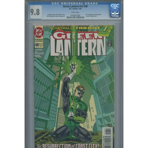 DC Comics Green Lantern V3 1994 Comic Book #48 (1st Kyle Rayner) (CGC 9.8)