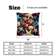 thumbnail image 5 of Starfish Elegant Velvet Bed Pillow Covers Set - Decorative Pillows with Unique Patterns, Chair Pillow Covers - 16x16, 18x18, 20x20 inches for Any Occasion - Set of 2 Items, 5 of 6