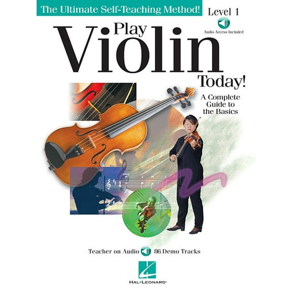 Ultimate Self-Teaching Method! Play Violin Today!: A Complete Guide to the Basics Level 1, (Paperback)