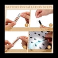 thumbnail image 5 of 3 Pcs Weeding Tools for Vinyl with LED Light Set Pin Pen Weeding Tool Weeding Pen Craft Tweezers Pin Tools, 5 of 6
