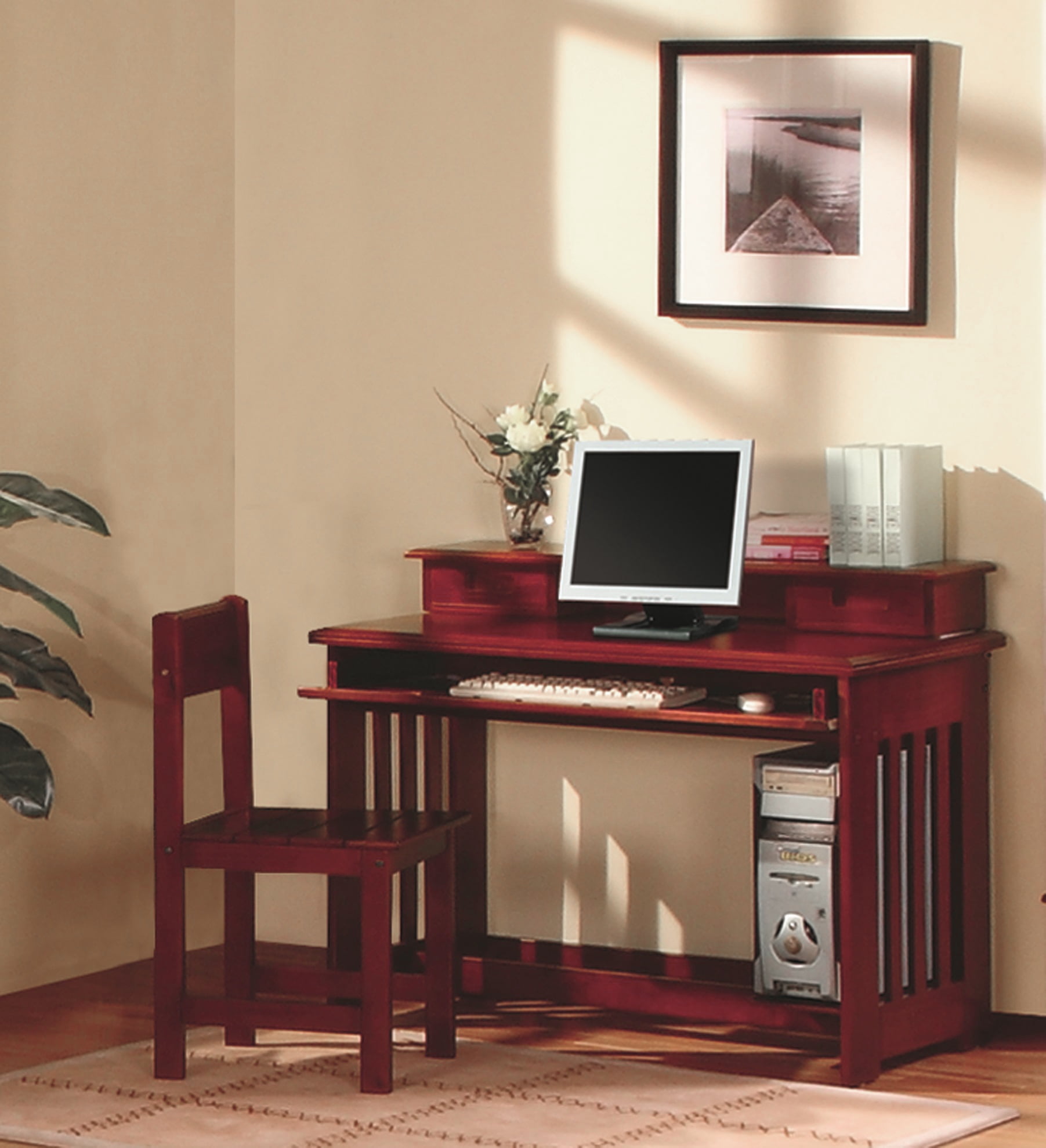 American Furniture Classics Model 2868 Solid Pine Student Desk