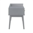 thumbnail image 7 of Chelsea Lane Ethan Wood Bench with 1 Drawer, Frost Gray, 7 of 7