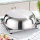 thumbnail image 4 of Toystoory Tienda de ollas calientes de acero inoxidable de 30 cm, utensilios de cocina para fondue, accesorios de cocina de sabores con orejas Cocina y Comedor, 4 of 6