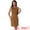 Brown, variant on DARING DIVA Faux Suede Boat Neck Sleeveless Sheath Dress XS Brown