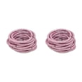 thumbnail image 3 of Qarigey 10 piezas de bandas para el cabello Bling Hairband decorativo sólido Universal protector Cola de Caballo titular Scrunchies accesorios Rosado 2piezas, 3 of 6