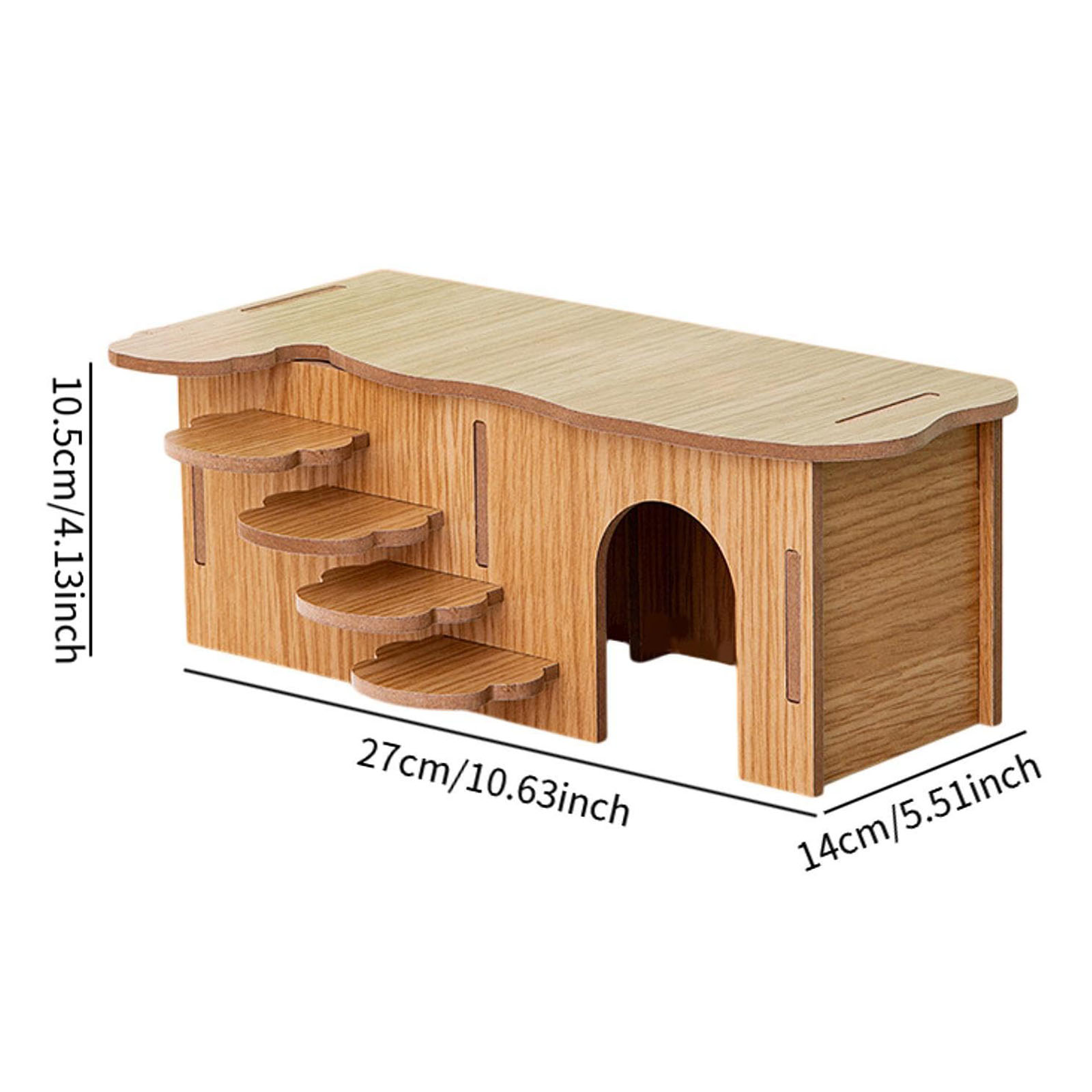 Natural Habitat for Hamster Indoor Small Pet Comfort Climbing Cave for Active Pet Chewing Cave