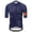 Purple, variant on Men's Cycling Jersey, Short Sleeve Half Zip Bike Top, Breathable Moisture Wicking Shirt for Summer Road Riding