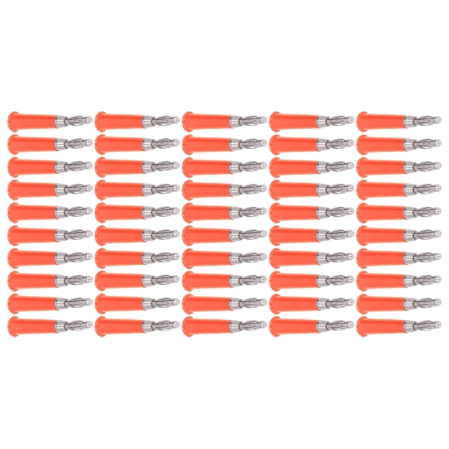 Enchufe tipo banana, 50 piezas Conector tipo banana para linterna Conectores tipo banana para altavoz Conector tipo banana para altavoz a medida para la perfección
