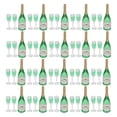 thumbnail image 2 of Dollhouse Champagne Set, 10 Sets Simulation Model Miniature Wine Bottles Miniature  For Dolly House, 2 of 8