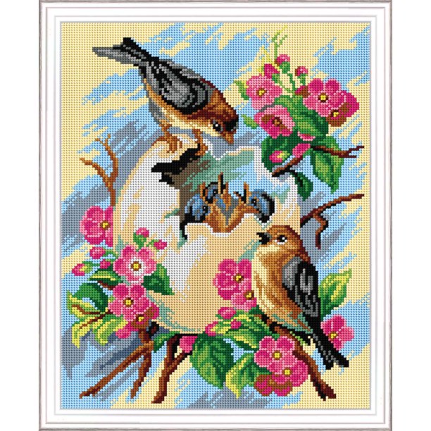 Duftin Birds Nest Needlepoint Kit