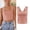 Pink, variant on Women's Tanks Knitted Casual Minimalist Tank Vest with Suspender- Design for External Wear Black L