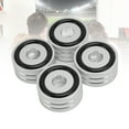 thumbnail image 1 of 4pcs HiFi Speaker Isolation Feet, Audio Shock Absorber Subwoofer Isolation Pads, Aluminum Amplifier Stand Base Pad Speaker Feet for AMP Turntable DAC Recorder, 1 of 7