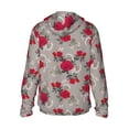 thumbnail image 3 of Fotbe Rose Flowers Men's Women's UPF 50+ Sun Protection Jacket Hooded Cooling Shirt with Pockets Hiking Outdoor Performance-Medium, 3 of 9