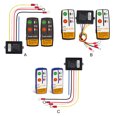 thumbnail image 3 of keepw ABS 12v / 24v Camion ATV UTV Électrique Treuil Contrôleur Treuil Sans Fil à Distance Télécommande Durable Bleu, 3 of 6