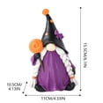 thumbnail image 2 of Promotion!Decoración de estatua enana de adorno de estatua enana de gnomo de jardín de Halloween, 2 of 2