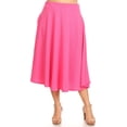 thumbnail image 1 of White Mark Jupe Midi Évasée Tasmin pour Femmes, 1 of 5