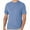 Sky blue, variant on Men's Casual Pocket Short Sleeve Tee Basic Striped Summer Cotton Soft Tee Tops