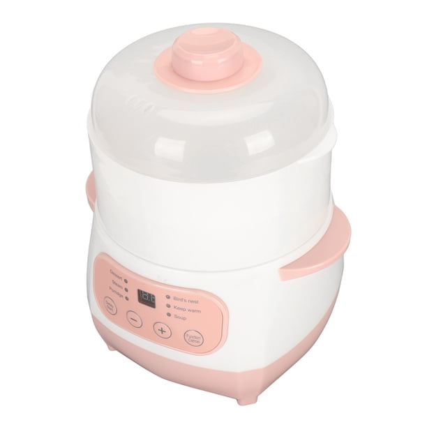 Pot De Cocina Inteligente Olla De Cerámica Lenta Sopa De Cerámica 1l 200w Inteligente Evitar Ardor En Seco Con Diseño De Tiempo De Tiempo De 24 H Para Guiso De Sopa Ramen