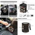 thumbnail image 4 of Xoenoiee Butterfly Daisy Moon Car Front Seat Covers 12Pcs Set with Steering Wheel &Seat Belt Cover Car Trash Can Armrest Cover Air Vent Bag Rear View Mirror Cover Cup Coasters Kychain, 4 of 7