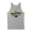 Grey, variant on Momster Tank Top Unisex Large White