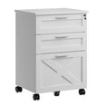 thumbnail image 5 of AKDSteel  Mobile Wood File Cabinet with Lock, Rolling Under-Desk Storage Organizer for Home & Office, 5 of 5