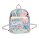thumbnail image 1 of Mochila holográfica para mujer, mochila grande transparente iridiscente, neceser transparente, ideal para la escuela, viajes, 1 of 5