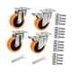 thumbnail image 3 of Ruedas giratorias de 4 piezas Ruedas de placa para equipos Carros de banco de trabajo Estilo C, 3 of 8