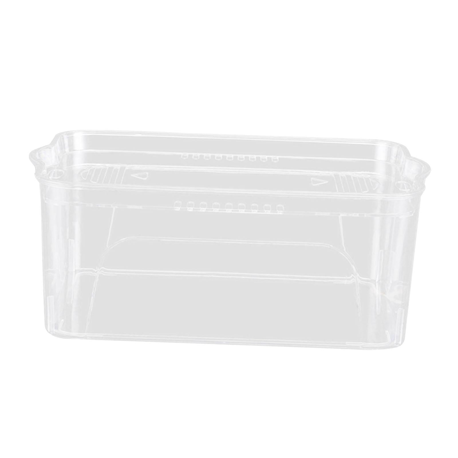 TOOYFUL Desktop Tank Bowl with Lid Ventilation Hole Portable Aquarium Tank Turtle Tank for Desks Coffee Table Living Rooms 36cmx26.5cmx11.5cm