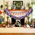 thumbnail image 6 of TETOU 4th of July Garland Decor,50Ft Blue Red White Glitter Tinsel Garland for Tree Home Fireplace Parade  Independence Day Party Indoor Outdoor Decoration, 6 of 6