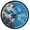 Blue and Gold Fluid Marble, variant on Dailycode Night Light Wall Clock Glow in The Dark 12 inch Battery Operated Silent Luminous Clocks, Ship on Sea with Sunset