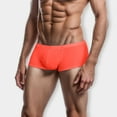 thumbnail image 5 of Uikmnh Men Breathable Underpants Solid Pouch Shorts Lightweight Blend Everyday Underwear, 5 of 8