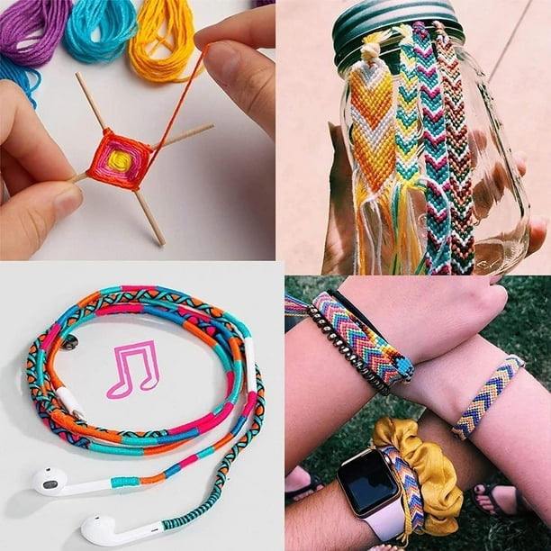 Cool Maker PopStyle Bracelet Maker, Friendship Bracelet Making Kit, 170  Stylish Beads, 10 Bracelets & Storage 