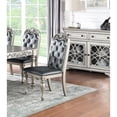 thumbnail image 2 of Intricate Design Tufted Back Rubberwood Chairs / Ideal for Special Events, 2 of 3