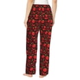 thumbnail image 3 of Goofa Tomatoes And Chili Printed Soft Pajama Pants for Women, Wide Leg Comfy Casual Lounge Yoga Pants-XX-Large, 3 of 9