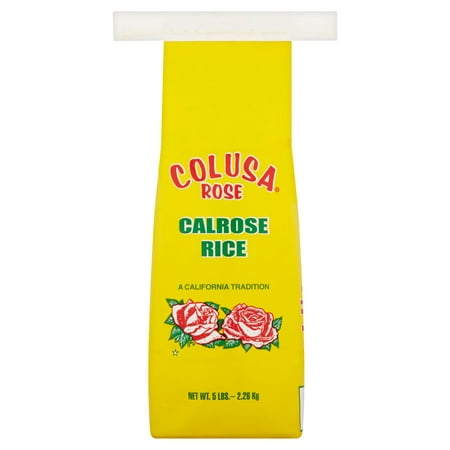 (4 Pack) Colusa Rose? Calrose Rice 5 lb. Bag