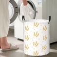 thumbnail image 4 of Goofa Wheat Printed Circular Hamper,Laundry Basket with Handles,Storage Baskets Foldable,Large Capacity Laundry Hamper-Small, 4 of 8
