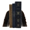thumbnail image 2 of Gray Banded  Brazilian Agate Drusy Geode Bookends 4-7 Pounds, 2 of 4
