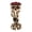 B, variant on Homellea Gothic Skull Vase, 7.48 Inch Resin Skeleton Hand Flower Holder with Red Roses, Spider and Skull Base for Dried Flowers, Artificial Plants, Mantel, Shelf, Bar and Halloween Decor