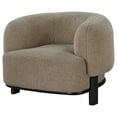 thumbnail image 4 of Lawler Upholstered Barrel Back Accent Chair Mushroom, 4 of 11