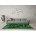 thumbnail image 3 of Ahgly Company Indoor Square Abstract Green Modern Area Rugs, 7' Square, 3 of 4