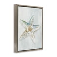thumbnail image 3 of Stupell Industries Muted Starfish Serenity Brown Framed Floater Canvas Wall Art design by Hannah Dawson, 31 x 25, 3 of 9