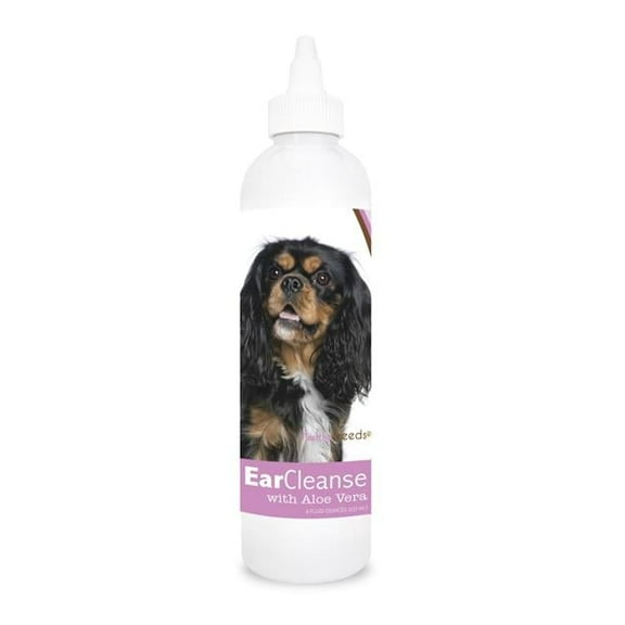 Healthy Breeds  8 oz Cavalier King Charles Spaniel Ear Cleanse with Aloe Vera Sweet Pea & Vanilla