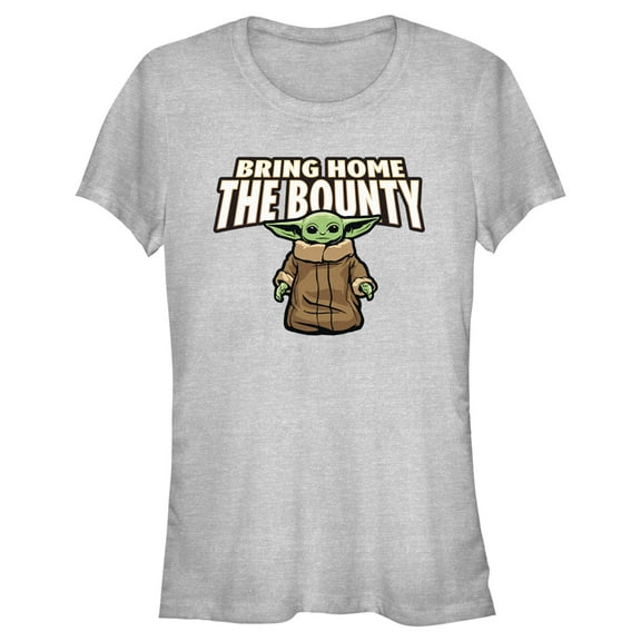 Junior's Star Wars: The Mandalorian Homebound  Graphic Tee Athletic Heather Small